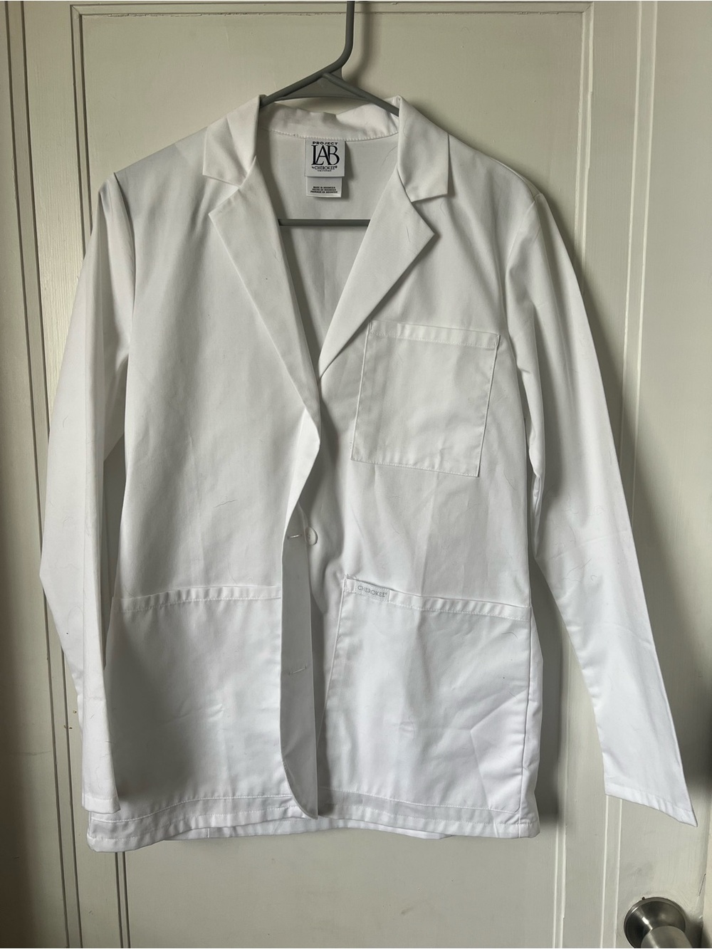 Lab Coat Jacket - White by
